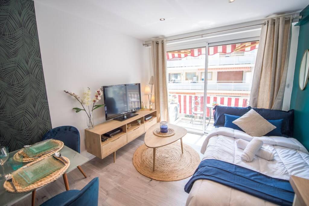 4 Couchages Climatise Direct Plage Wifi Parking Antibes Ngoại thất bức ảnh