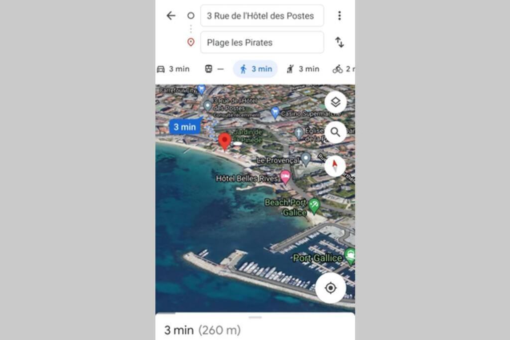 4 Couchages Climatise Direct Plage Wifi Parking Antibes Ngoại thất bức ảnh